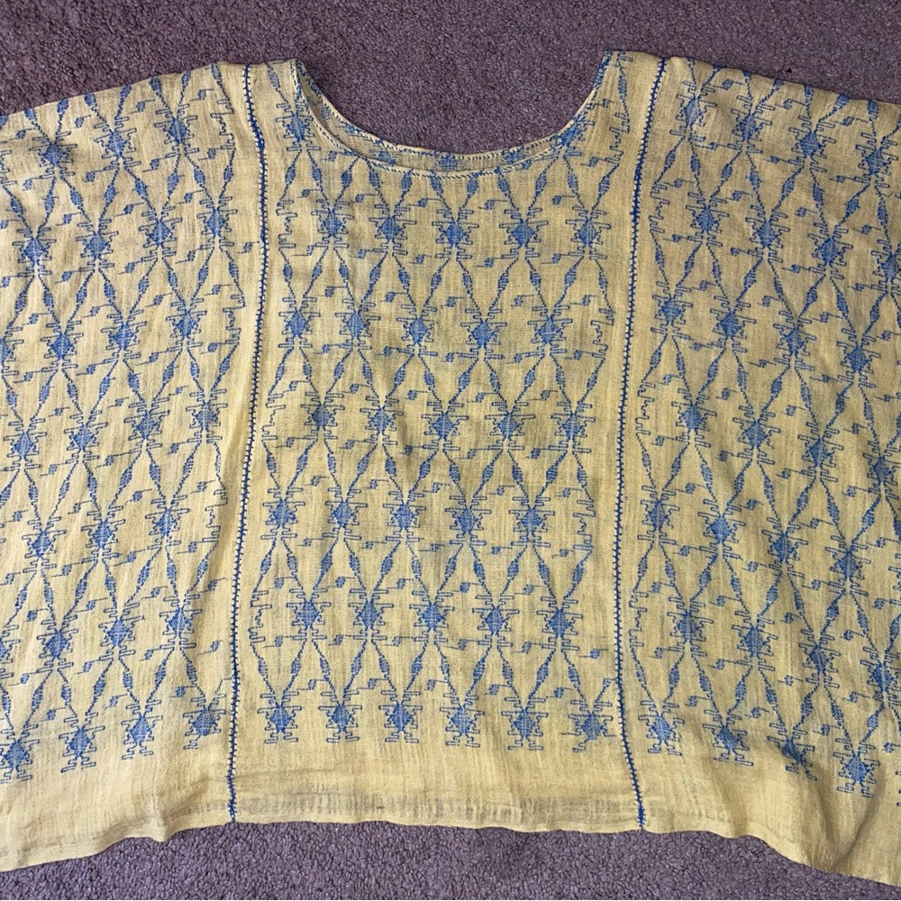 Authentic Guatemalan Traditional Woven Top (S/M)